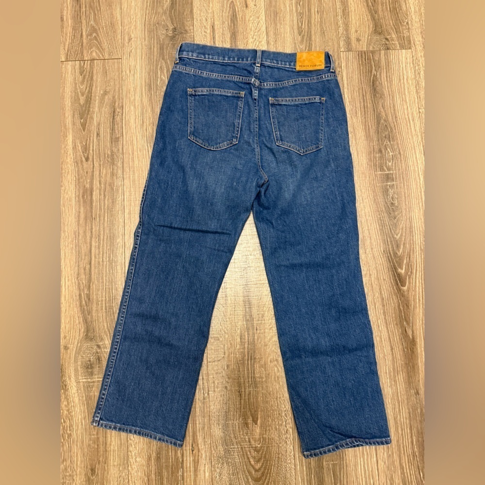 Denim Forum The Francoise High Rise Straight Jean Size 31 Aritzia - Picture 5 of 9